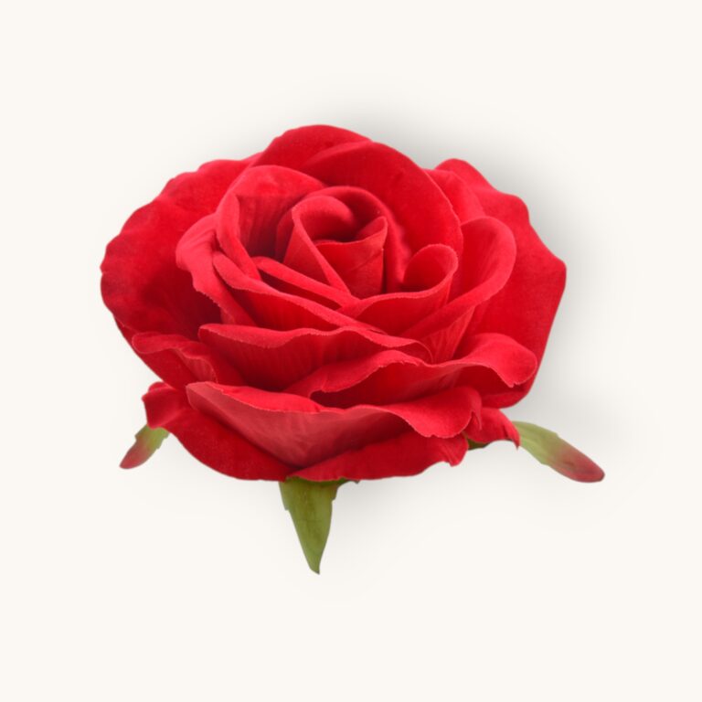 Róża welwetowa główka 6szt/pacz. -sztucz.rośl.