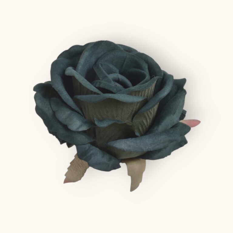 Róża welwetowa główka 6 szt/pacz