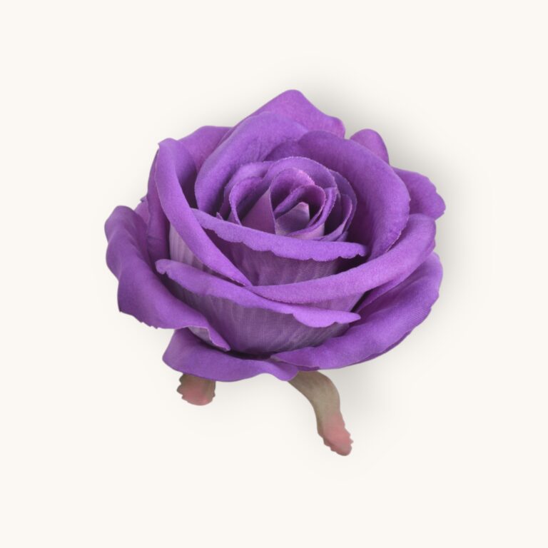 Róża welwetowa główka 6 szt/pacz